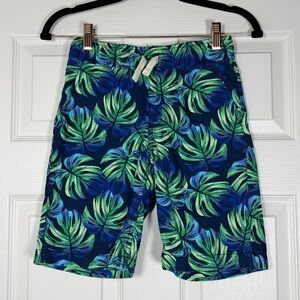The Children’s Place Colorful Tropical Print Pull On Jogger Shorts Summer Size 8